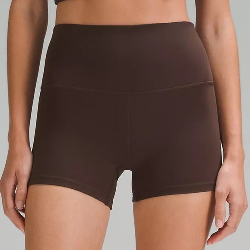 Lululemon Align Hr Shorts 4”, Brown, Size 4